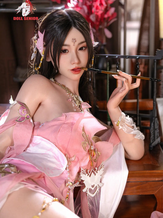 S521- 165cm(5ft4)-35kg B Cup Silicone ROS Best Flat Chest Chinese Sex Doll丨Doll senior