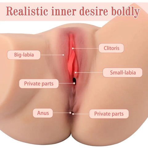 M208-Cheap Mini Sex Doll Torso Fake pussy and Ass |Xingse-5.9lb