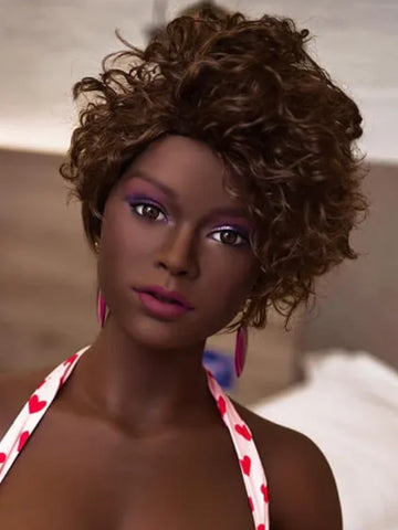 F222 【Irontech Doll Head】TPE Sex Doll Head Black
