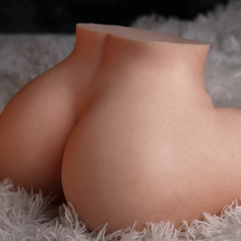 M58-16.54LB Lucy Silicone Realistic Pussy BBW Mini Sex Doll Bubble Butt Hip Toy| LoveNestle