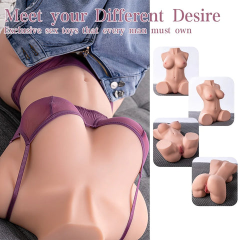 H214-Realistic Life-size Torso Sex Doll For Men|xingse-43lb