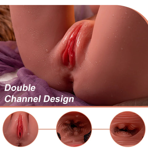 H231-Black Realistic Curves Sex Doll Torso Big Boobs Round Ass |xingse-25.35lb/63cm