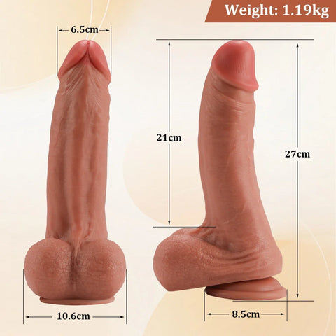 M227-TPR Male Torso Dildo Shemale Penis|In Stock Xingse-8.27'' 1.19kg