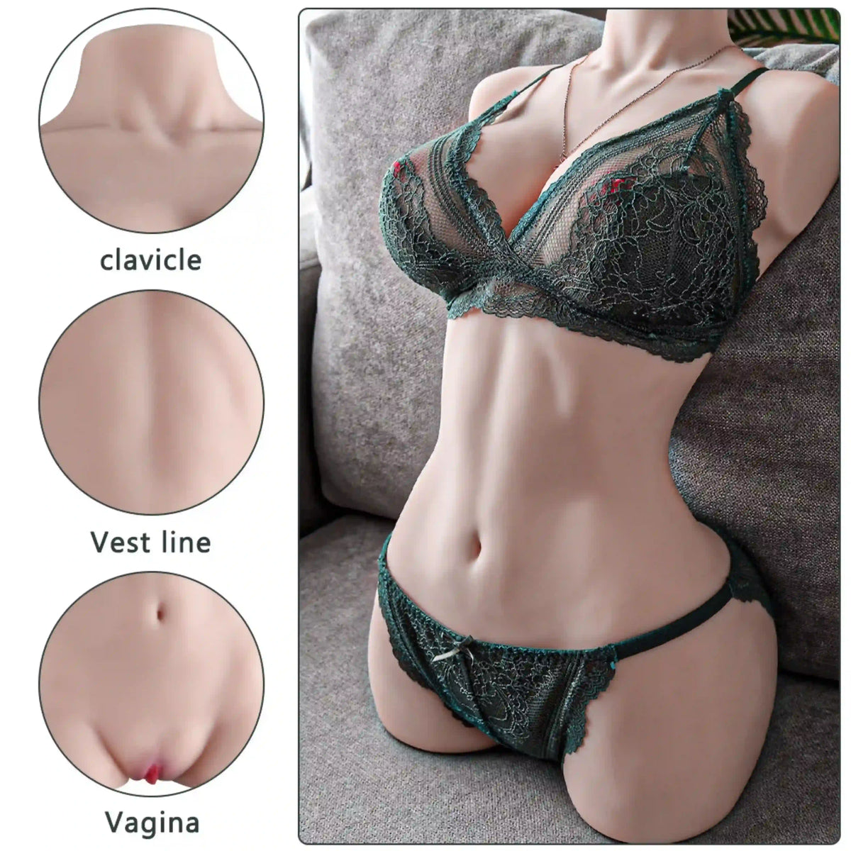 H228-Lifelike TPR Luxury Sex Doll Torso For Man|xingse-21.07lb