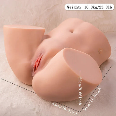 M244-Sex Doll Butt with 4 Thrusting Models Pussy Sucking & Vibration|xingse-23.8lb