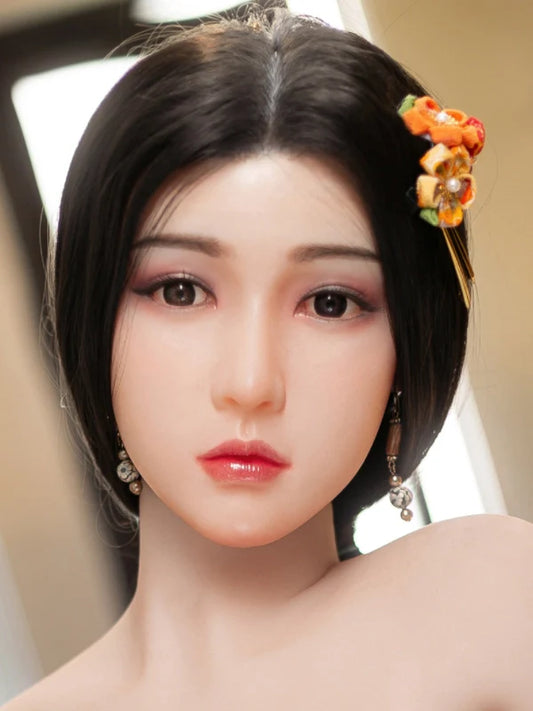 F122 Silicone Sex Doll Head丨Aibei Doll Head