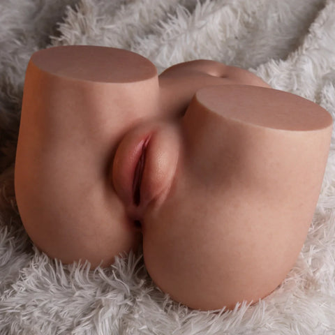 M58-16.54LB Lucy Silicone Realistic Pussy BBW Mini Sex Doll Bubble Butt Hip Toy| LoveNestle