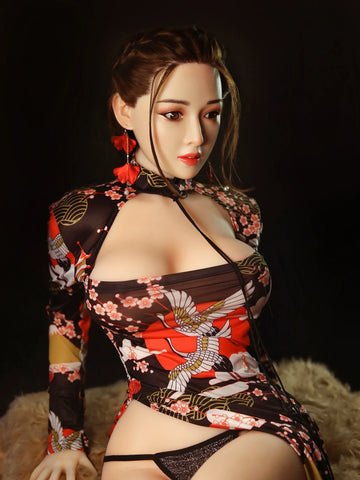 S400-158cm/5ft2-33kg D Cup Lifelike Silicone Head Chinese Cheap AI Sex Doll | SY Doll