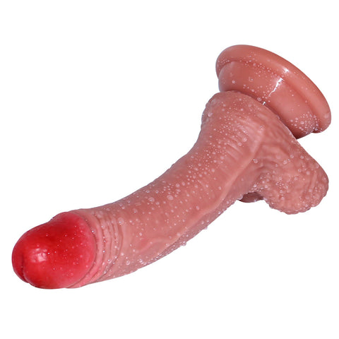 D001  (19cm)dildo in silicone per torso maschile riuscire attivo