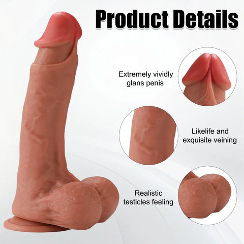 M232-TPR Dildo Male Torso Shemale Pink Glans|In Stock Xingse-10.83''