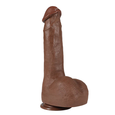 M231-Ultra realistic Black Shemale Male Torso TPR Dildo|In Stock Xingse-11.02''