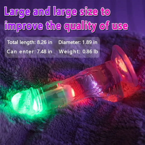 M249- Luminous Vibrating Dildo|In Stock MRL-8.26'' 0.4kg