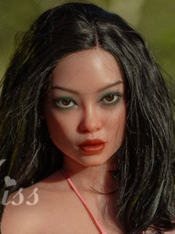 F493丨Angel Kiss Doll Head-Silicone Sex Doll Head