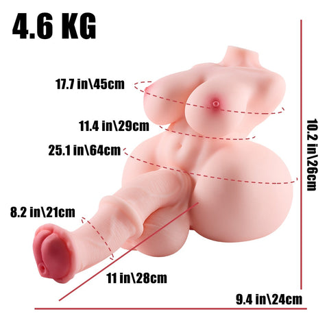 M267-Hentai Anime Shemale Fucks Sex Doll| Mrl-10lb 28cm 11inch Dildo
