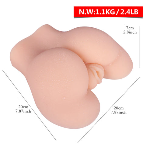 A547 (1.1kg) Miniest realistico culo giocattolo del sesso per l'uomo