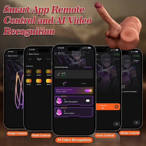 H174- 9.35lbs TPR 8.46in Dildo Insert AI Male Sex Doll Torso Toy & Masturbator【IN Stock US】 | Xinse