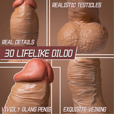 M224 TPR  Male Torso Dildo Super Thick Glans Penis | In Stock Xingse-9.06'' 3kg