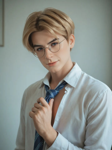 S2218—7.1in Dildo Chinese Femboy life size Male Sex Doll Electric Penis - SY Doll-160cm/5ft2-45.5kg