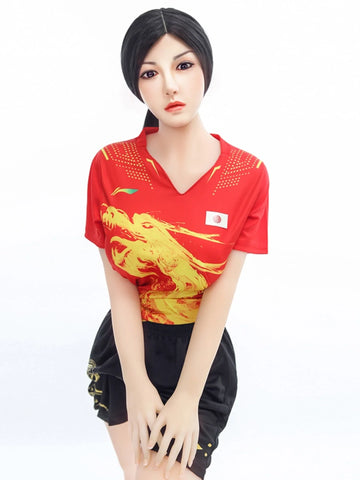S399-158cm/5ft2-33kg D Cup Lifelike Silicone Head Chinese Sex Doll | SY Doll