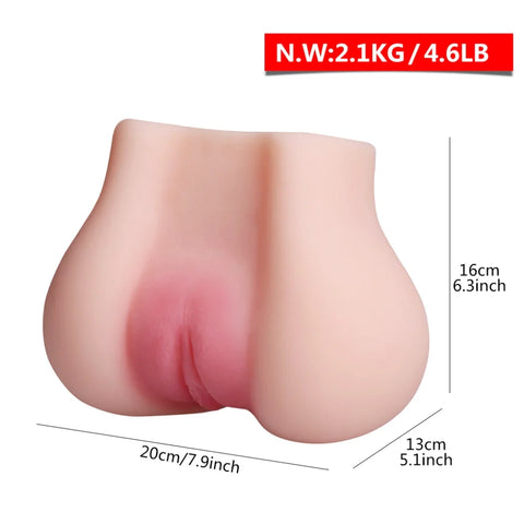 A549 (2.1kg) Torso di bambola del sesso con culo leggero con figa rosa