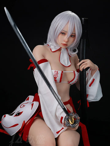 S4282—156cm/5ft2-26kg Kaiya B Cup Premium Japanese Anime Silicone Sex Doll | Jiusheng Doll