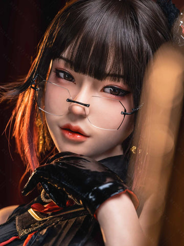 S4056-162cm(5.4ft)-39.5kg 2.2u B Cup Asian Real ROS Silicone flat chest Chinese Sex Doll｜AITIA Doll