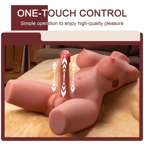 H240-Shemale trans torso male sex doll huge dildo Electric Femboy |xingse-21.51lb C Cup 7.08inch Dildo