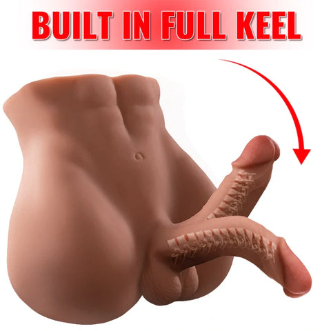 M241-Male Sex Doll Torso Lifelike Big Penis | xingse-11.46lb 5.9″ Dildo