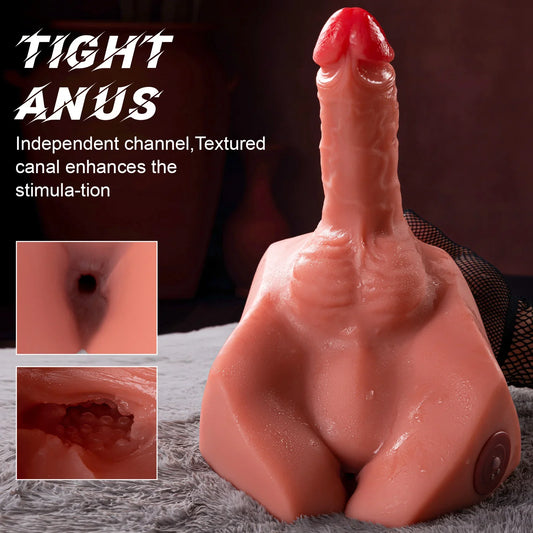 M237-Electric Male Sex Doll Rechargeable Ass Torso |xingse-7.87″ Dildo