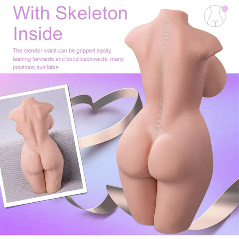 H251-cheap realistic Sex Doll Torso Light weight Curvy|xingse-15.43lb/1.67ft