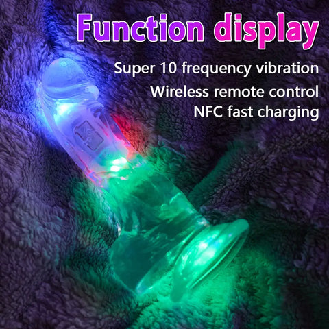 M249- Luminous Vibrating Dildo|In Stock MRL-8.26'' 0.4kg
