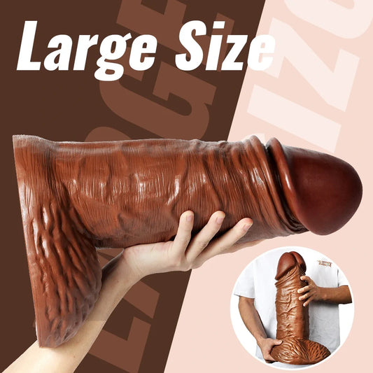 M228-TPR Dildo Shemale Black Male Torso|In Stock Xingse-12.8'' 6kg