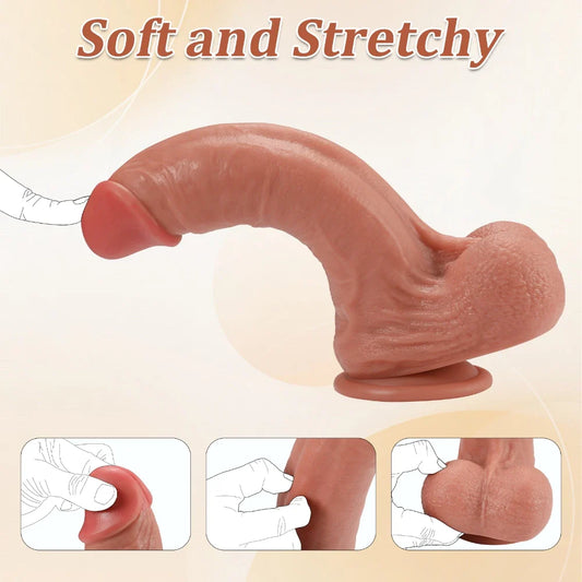 M227-TPR Male Torso Dildo Shemale Penis|In Stock Xingse-8.27'' 1.19kg
