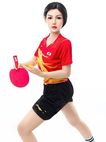 S399-158cm/5ft2-33kg D Cup Lifelike Silicone Head Chinese Sex Doll | SY Doll