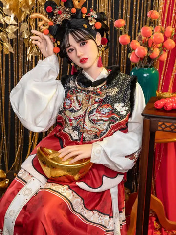 S650-169cm/5ft5(36kg) C Cup Wushi Happy Year theme Silicone Chinese Sex Doll｜Starpery Doll