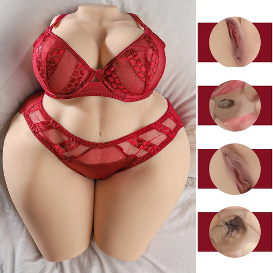 H203 Big Round Ass Cheap Realistic BBW Sex Doll Torso|xingse-25.3lb/45cm