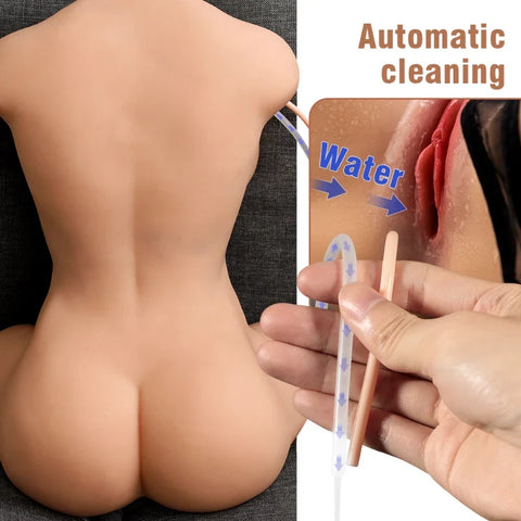 H205-Vibrating & Sucking Robot Sex Doll Torso|xingse-15.4lb/16.14inch