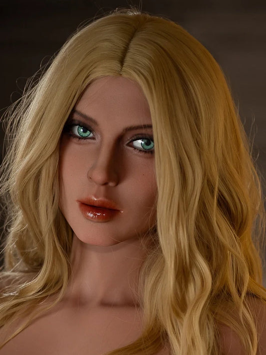F119  Silicone Sex Doll Head丨Aibei Doll Head