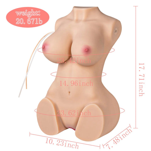 H212-vibratiing pocket pussy torso|xingse-20.67lb