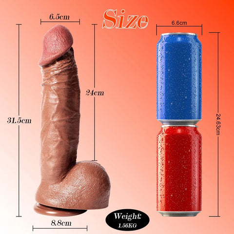 M226- TPR Dildo Shemale Male Torso Penis|In Stock Xingse-9.84'' 1.56kg