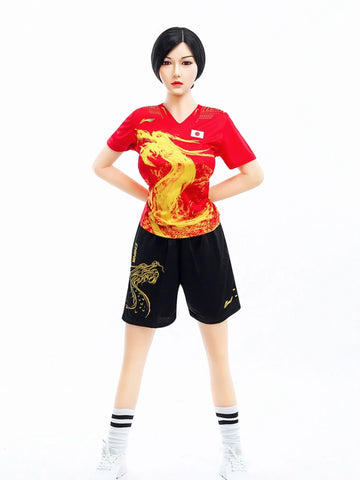 S399-158cm/5ft2-33kg D Cup Lifelike Silicone Head Chinese Sex Doll | SY Doll