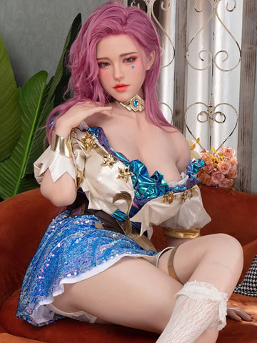 S684-171cm/5ft6 D Cup Silicone Thin Pink Hair Teen Sex Doll｜Starpery Doll