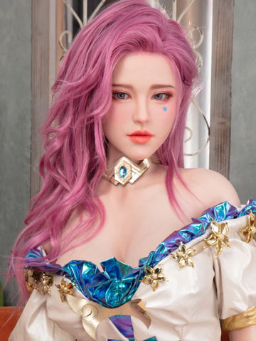 S684-171cm/5ft6 D Cup Silicone Thin Pink Hair Teen Sex Doll｜Starpery Doll