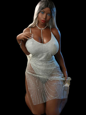 S1047-Big Ass Cheap Black BBW TPE Sex Doll | Irontech Doll-158cm/5ft2 J Cup
