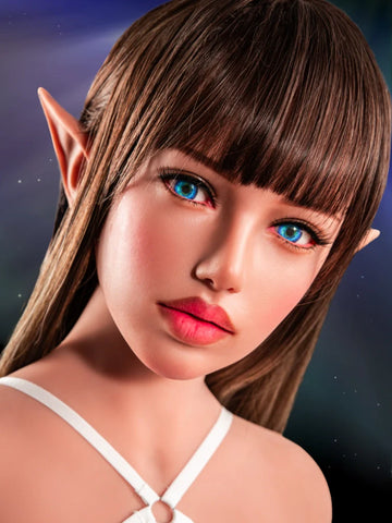 H14-(64.6lb) Andrea Anime Sex Doll Torso with Flat Chest|Silicone Head Torso Pro