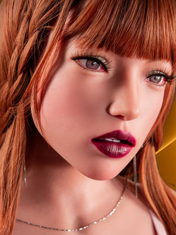 H11-(64.6lb) Polly Sex Doll Torso with Flat Chest|Silicone Head Torso Pro