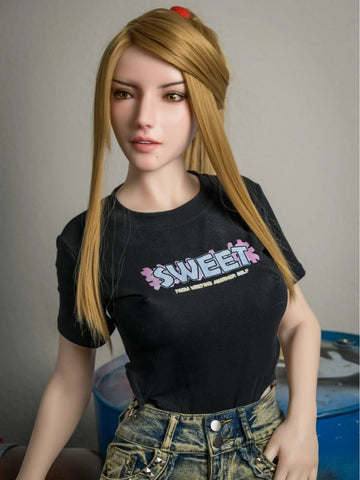 S853- Cassiel E Cup Silicone Adult Full Sexy Blonde Europe Sex Doll | YL Doll 158cm/5ft2(32kg)