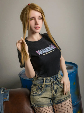 S853- Cassiel E Cup Silicone Adult Full Sexy Blonde Europe Sex Doll | YL Doll 158cm/5ft2(32kg)