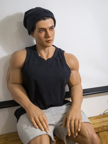 S3317-180cm/5ft11-58kg Femboy Full Size Sex With Silicone Male Sex Doll | Qita doll