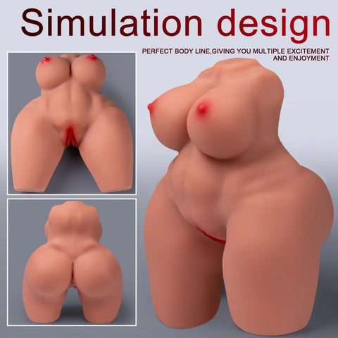 H235-Black Cheap Sex Doll Torso Mini GYATT BBW Thick Realistic |xingse-9.92lb